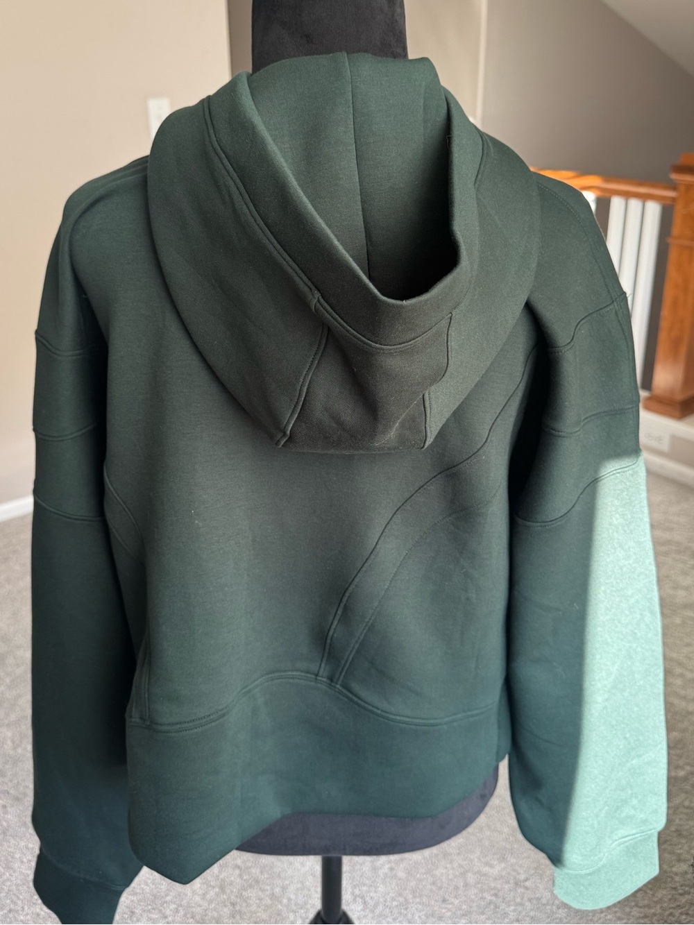 Abercrombie & Fitch YPB neoKNIT Hoodie Green Size Large Soft - Picture 6 of 10